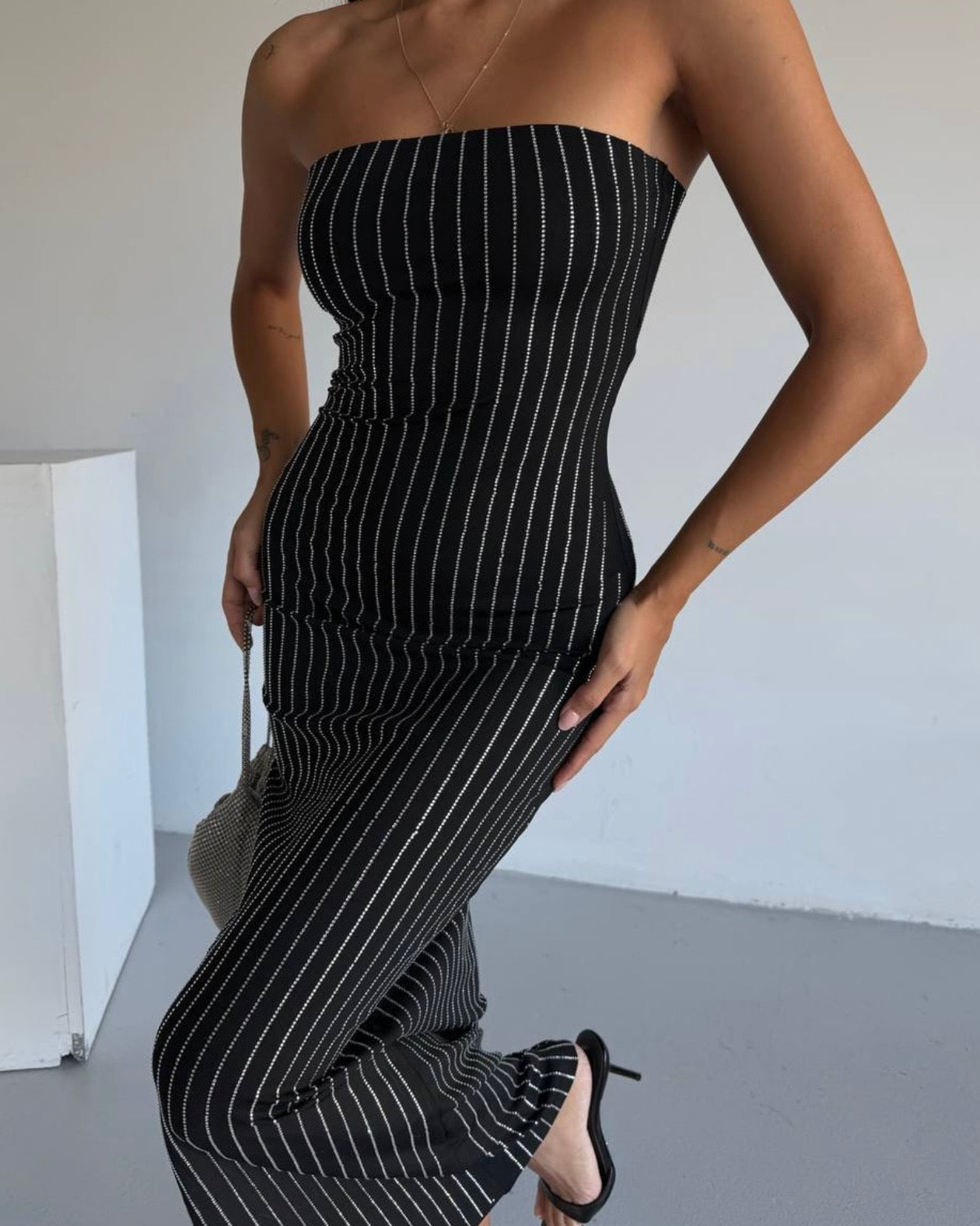 Black Beaded Dress