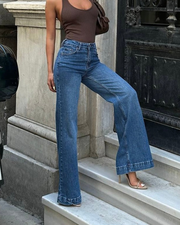 Dark Flared Jeans