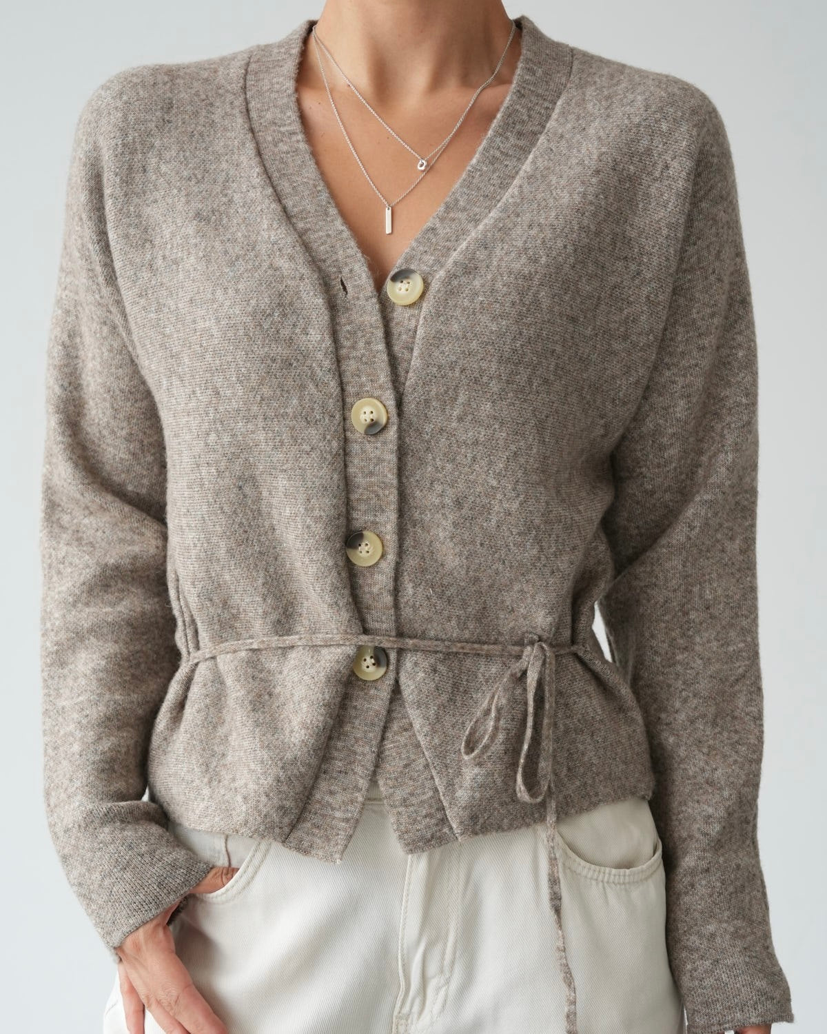 Beige Cardigan