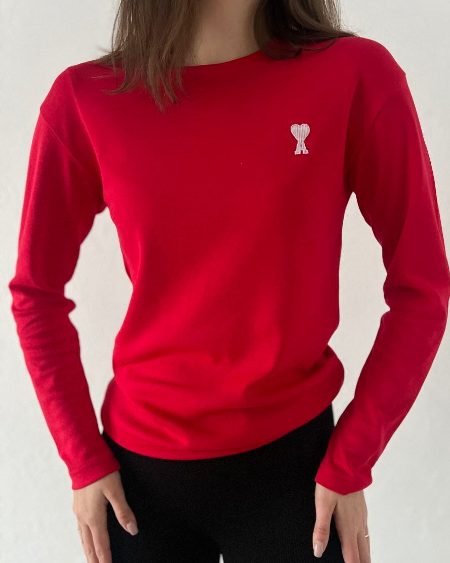 Red Ami Long Sleeve