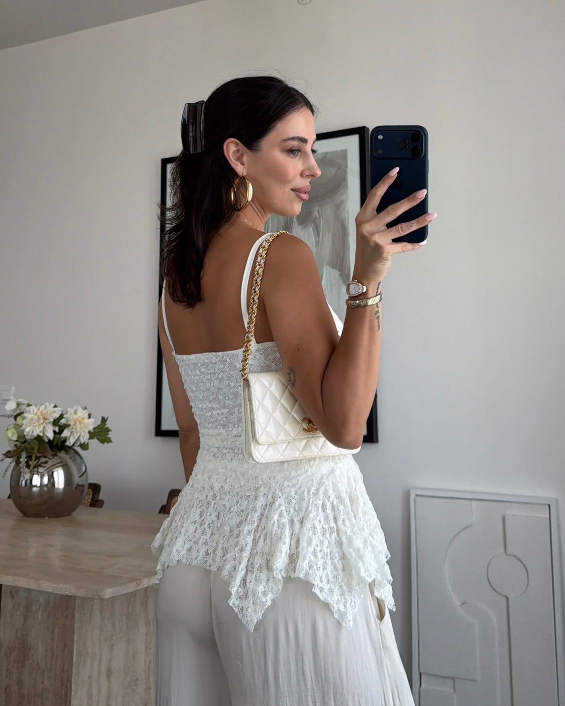 White Lace Top