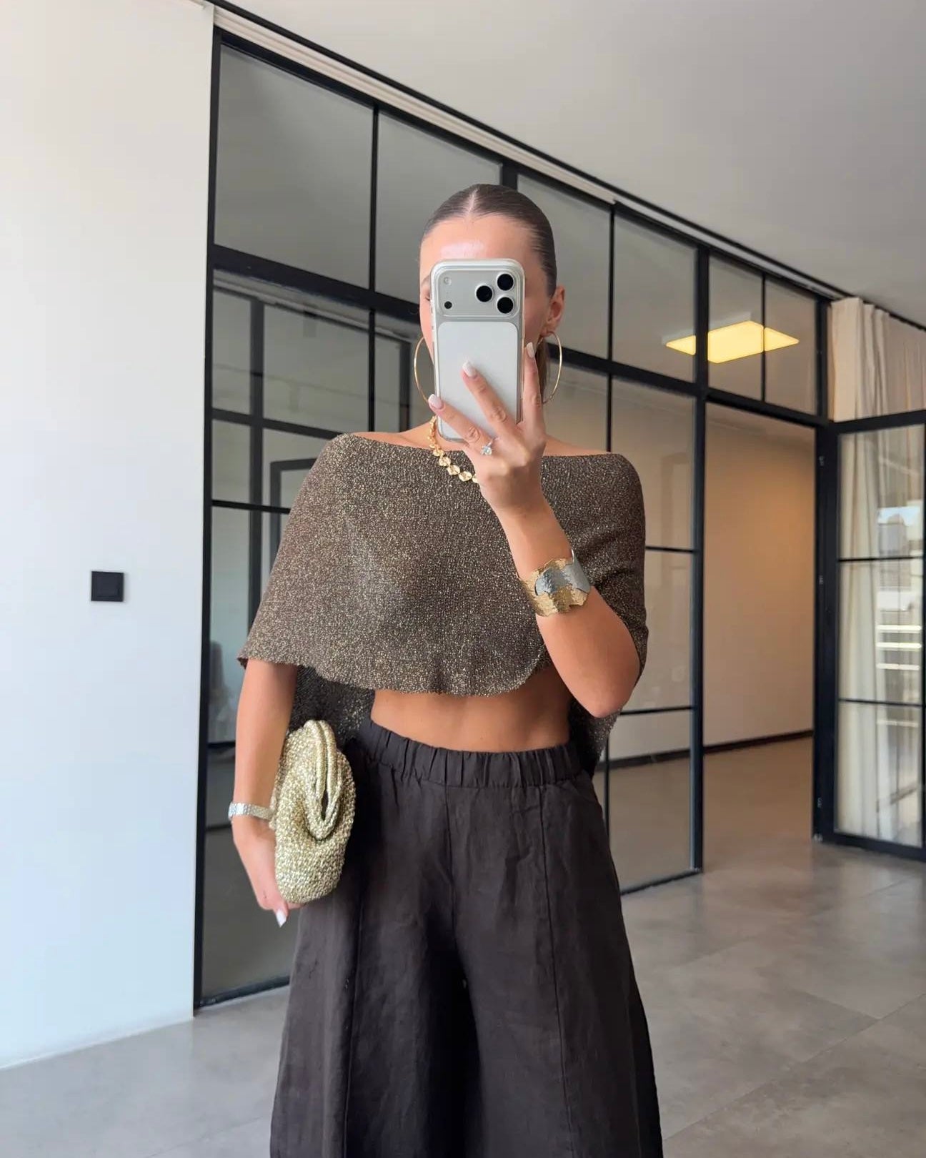 Army Green Long Poncho