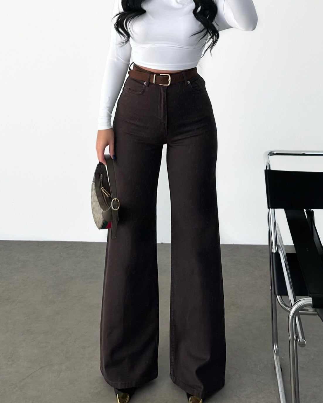 Brown Jeans with Belt