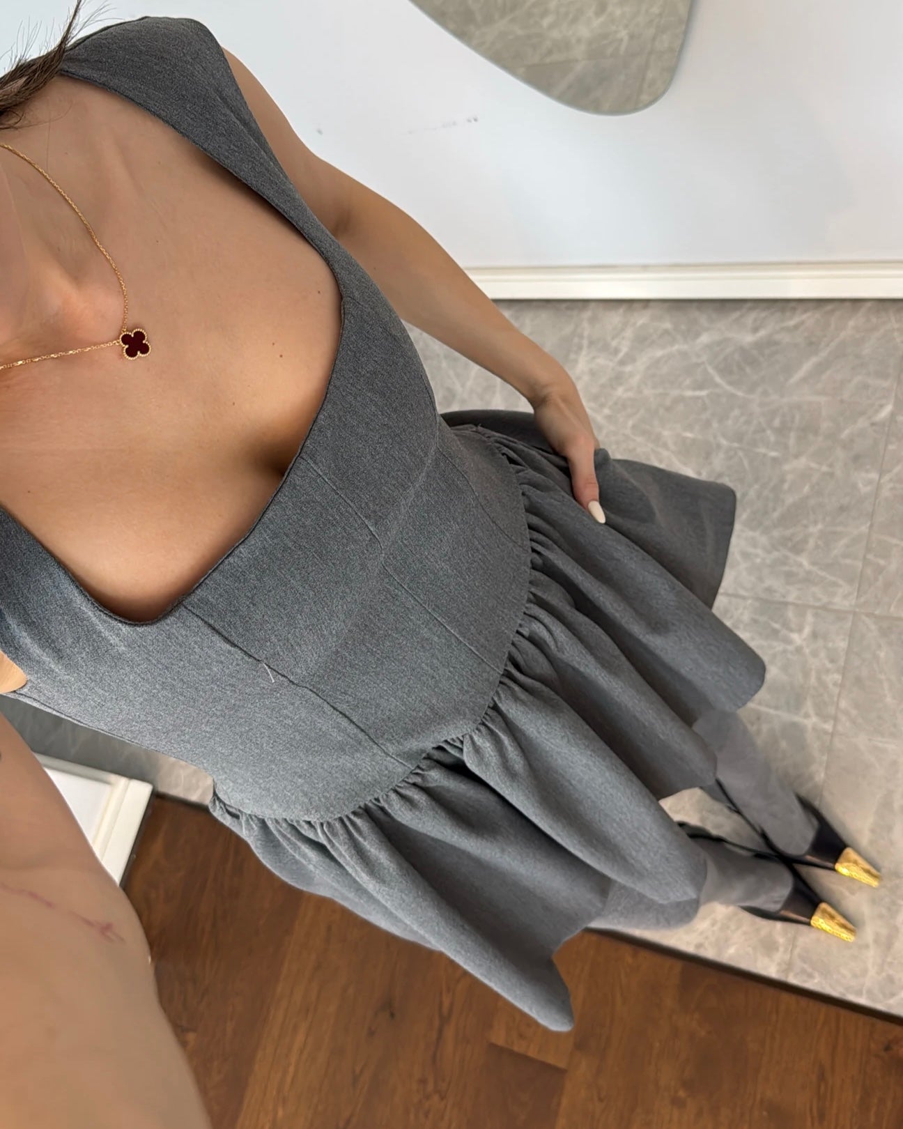 Grey Ballet Dress