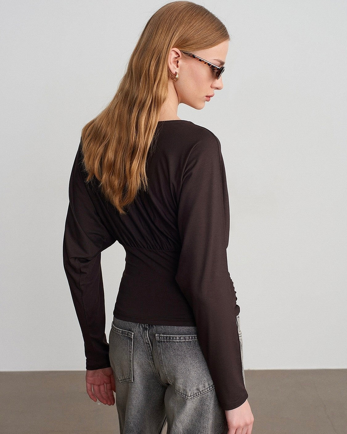 Brown Blouse