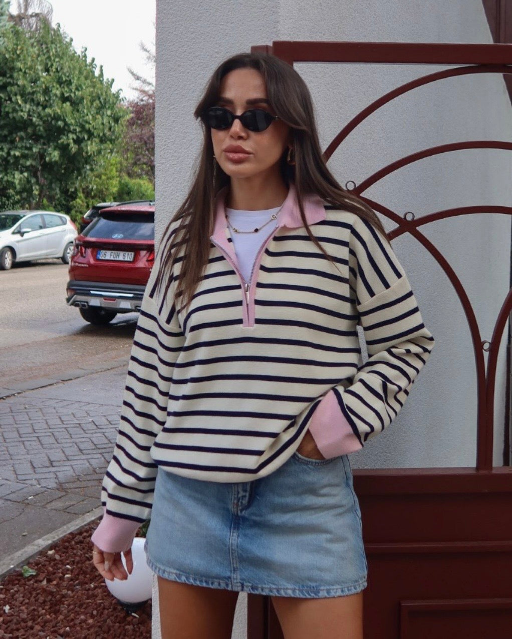 Striped Sweatshirt
