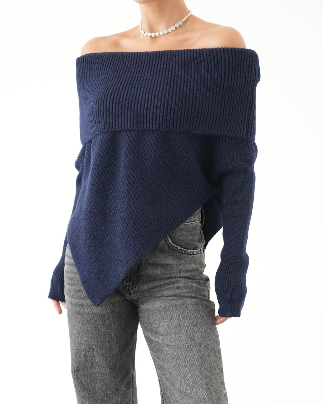 Off Shoulder Sweater
