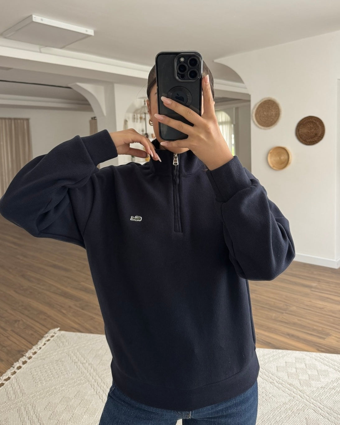 Black Lacoste Sweater