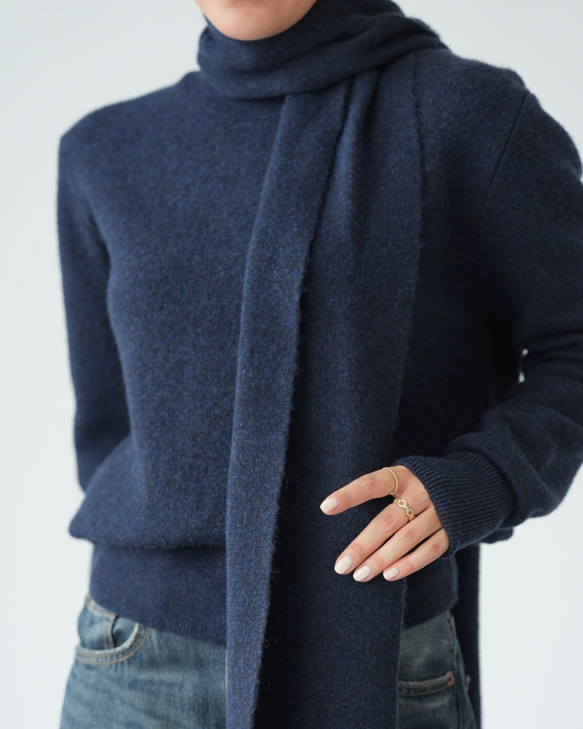 Sweater with Scarf