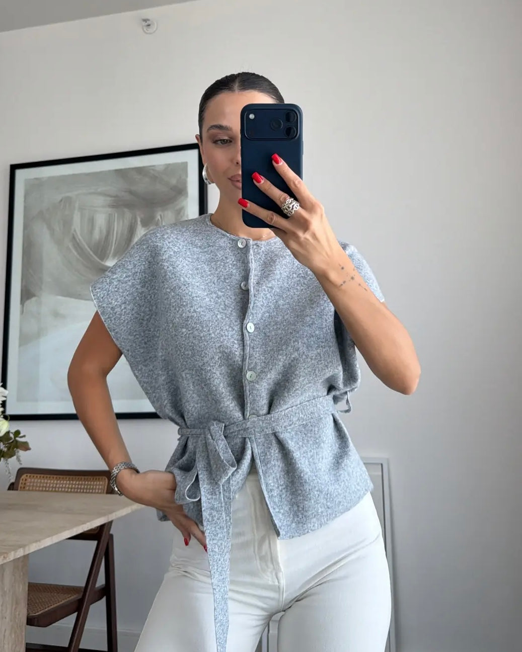 Grey Blouse