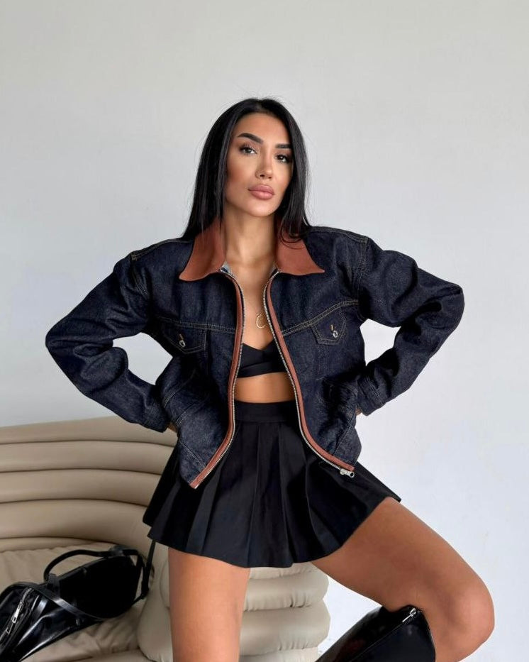 Dark Blue Denim Jacket