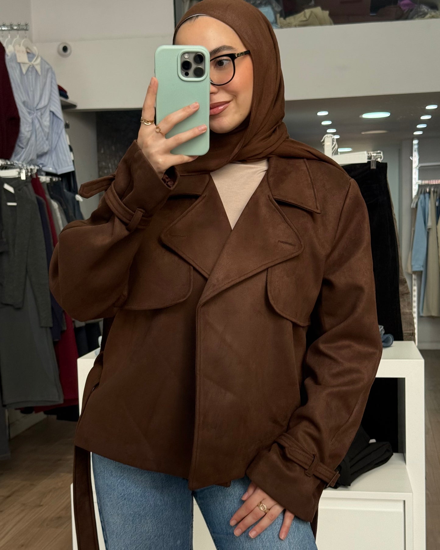 Brown Suede Jacket