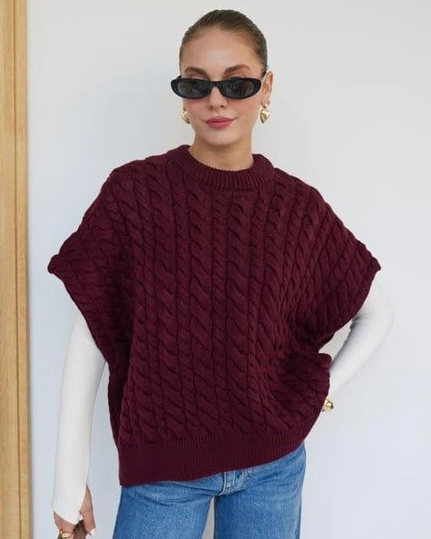 Burgundy Vest