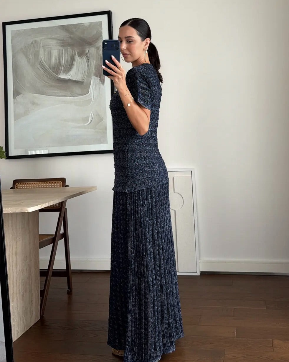 Navy Sandro Dress