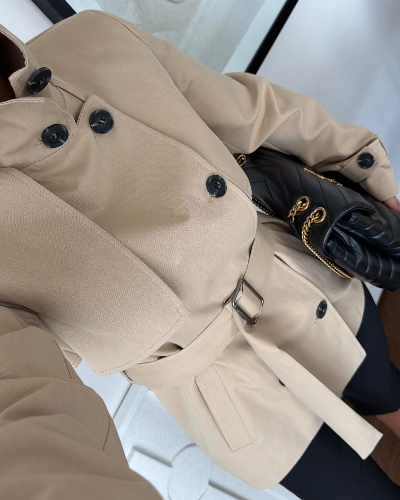Beige Trench Coat
