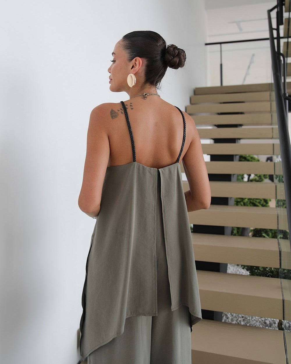 Army Green Jumpsuit