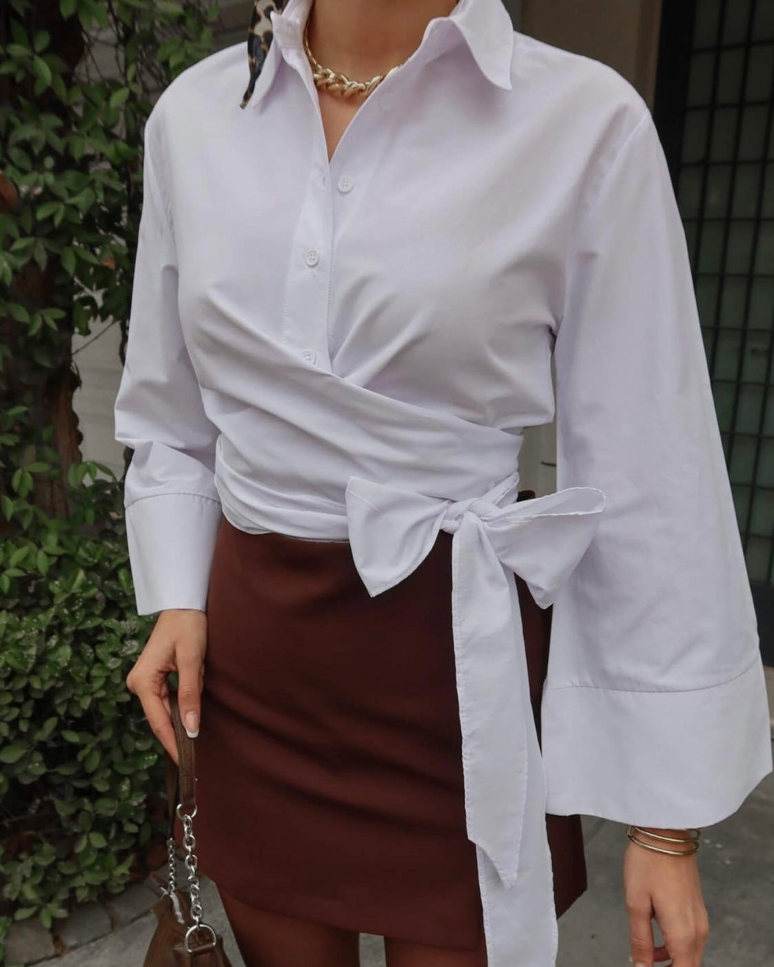 White Tied Shirt