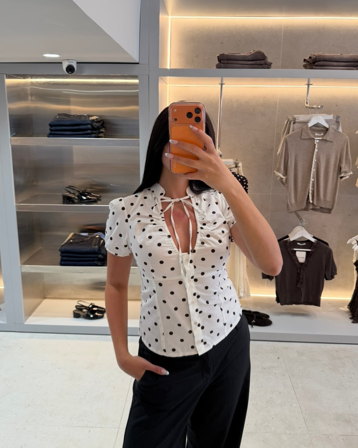 Polka Dot Blouse