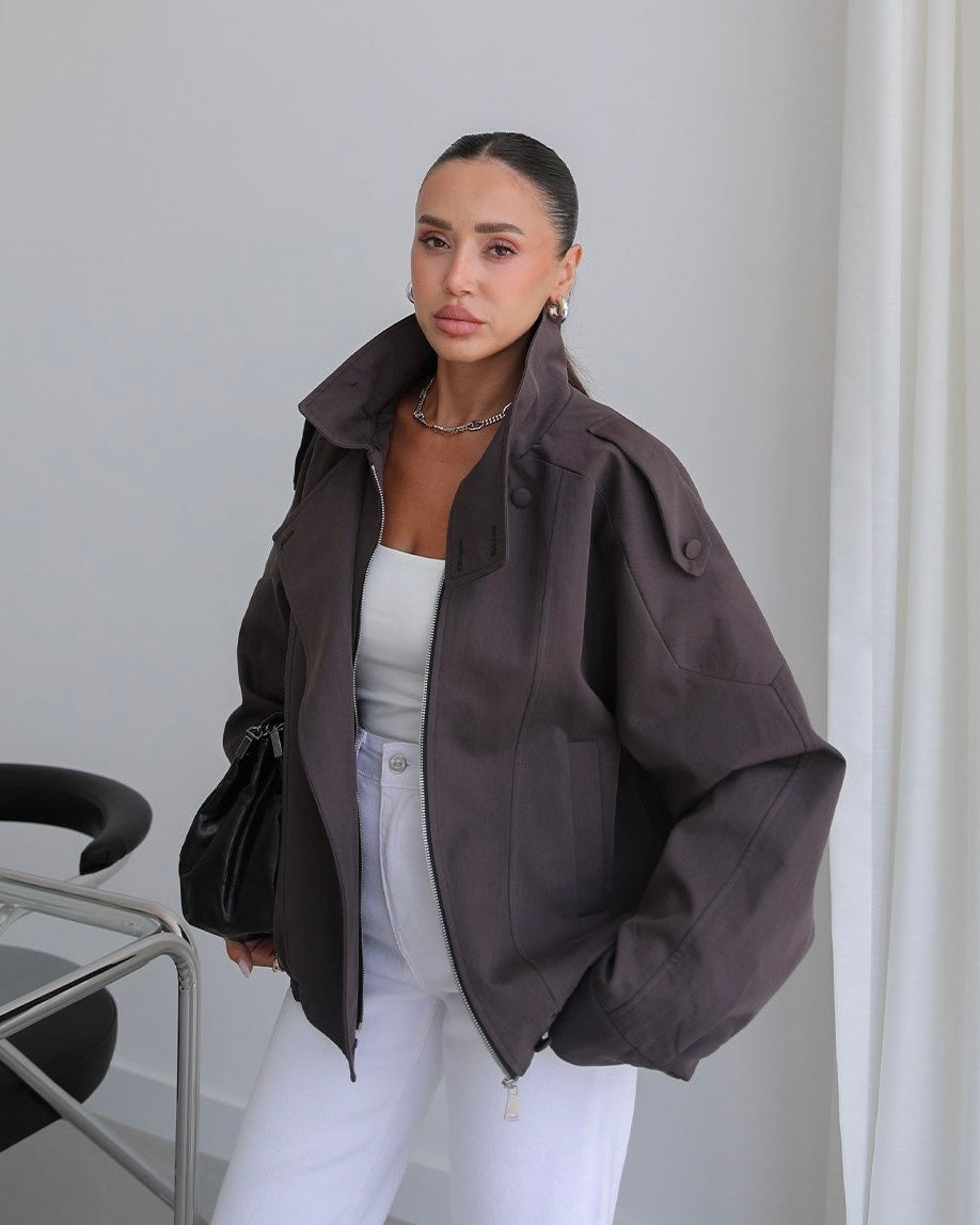 Brown Bomber Jacket