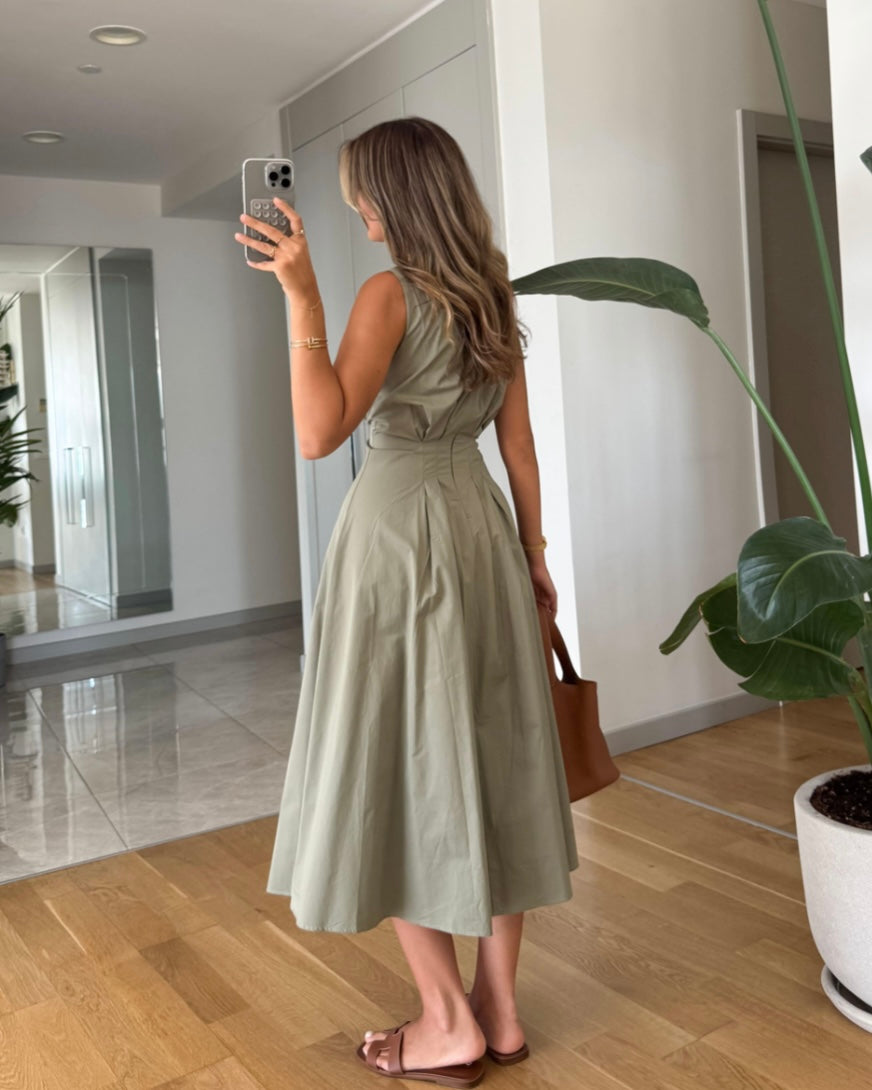 Army Green Dress