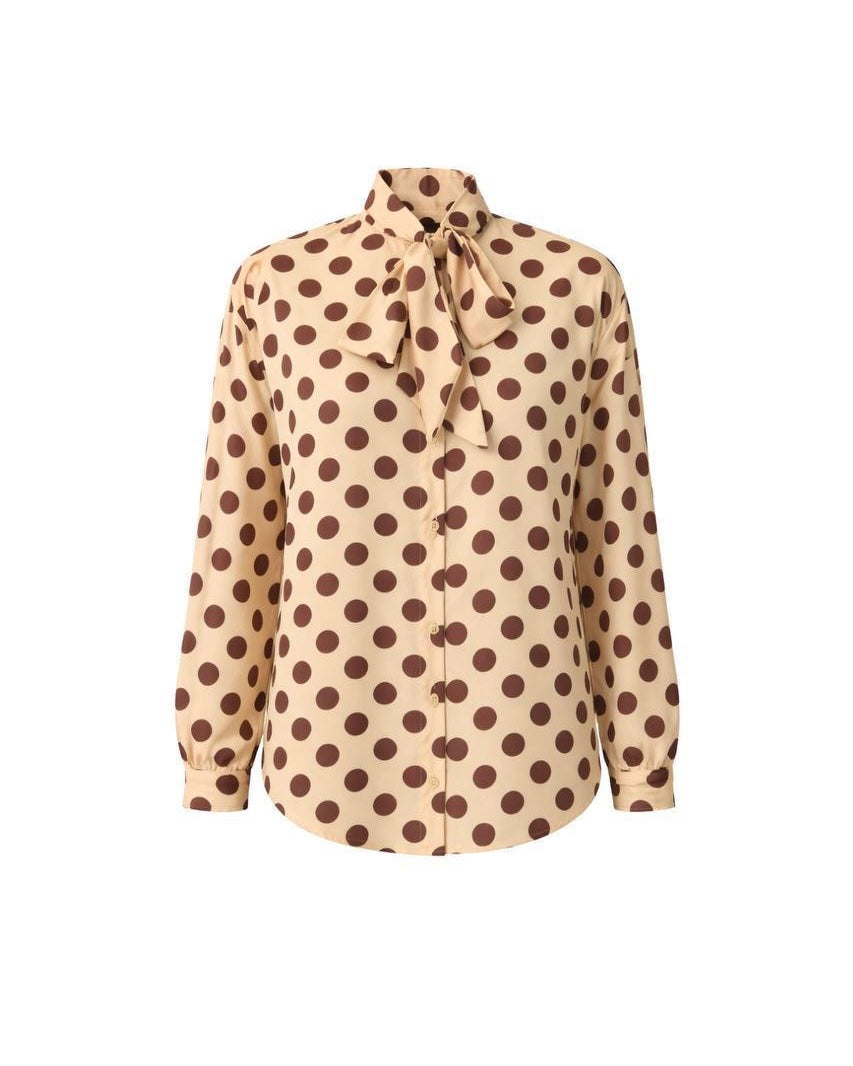 Yellow Polka Dot Blouse