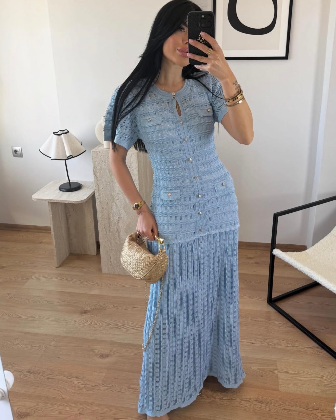 Blue Sandro Dress