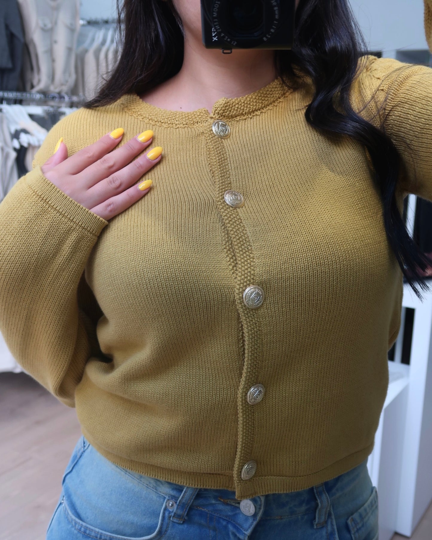 Mustard Cardigan