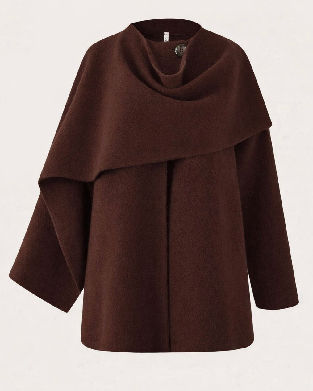 Brown Knit Cape