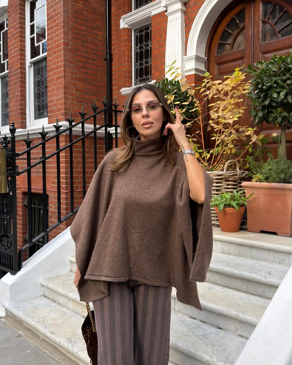 Brown Poncho
