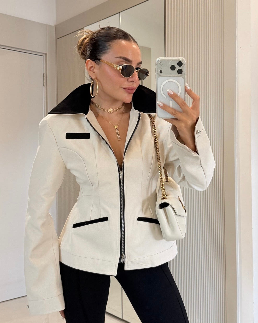 Beige Jacket