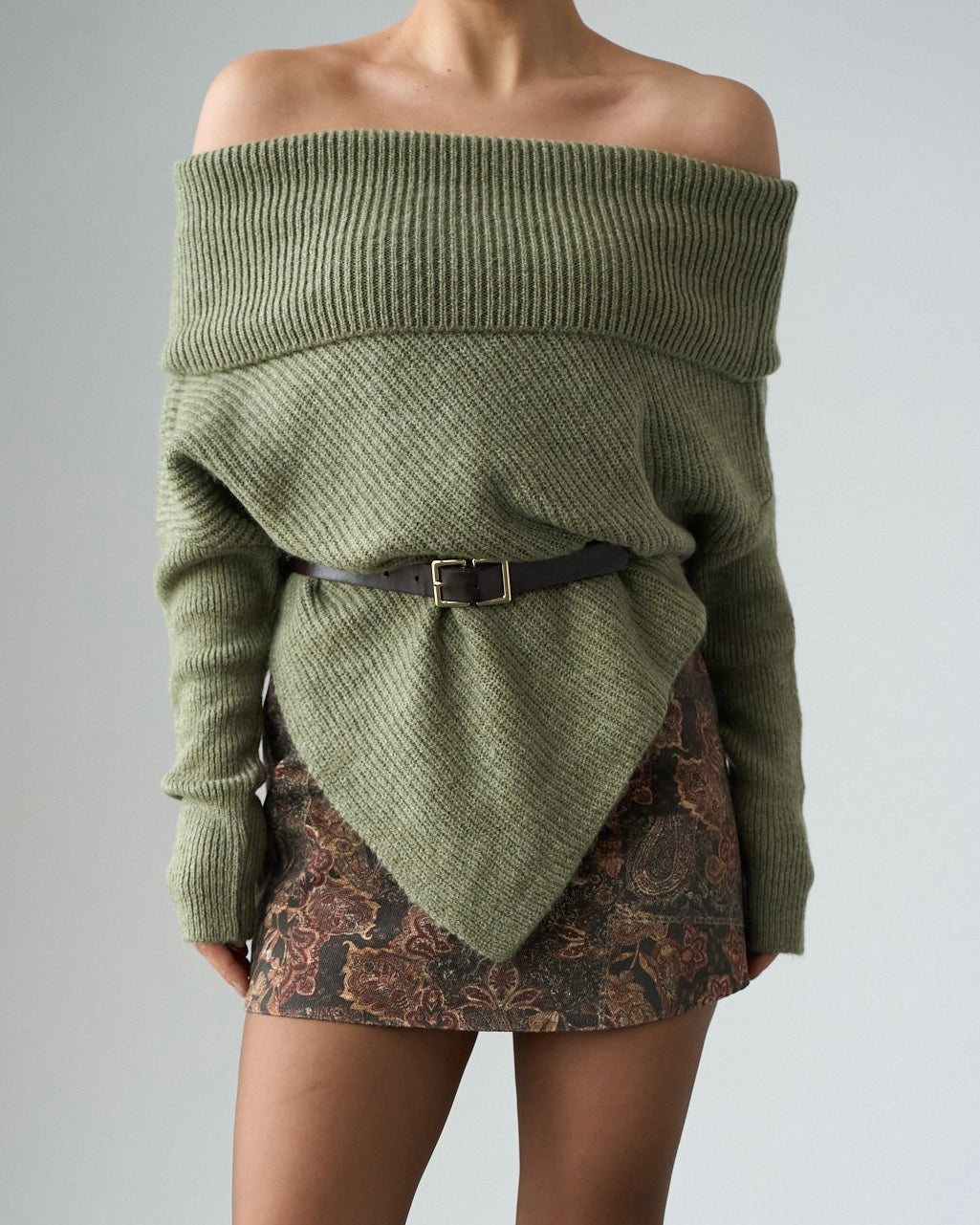 Off Shoulder Sweater