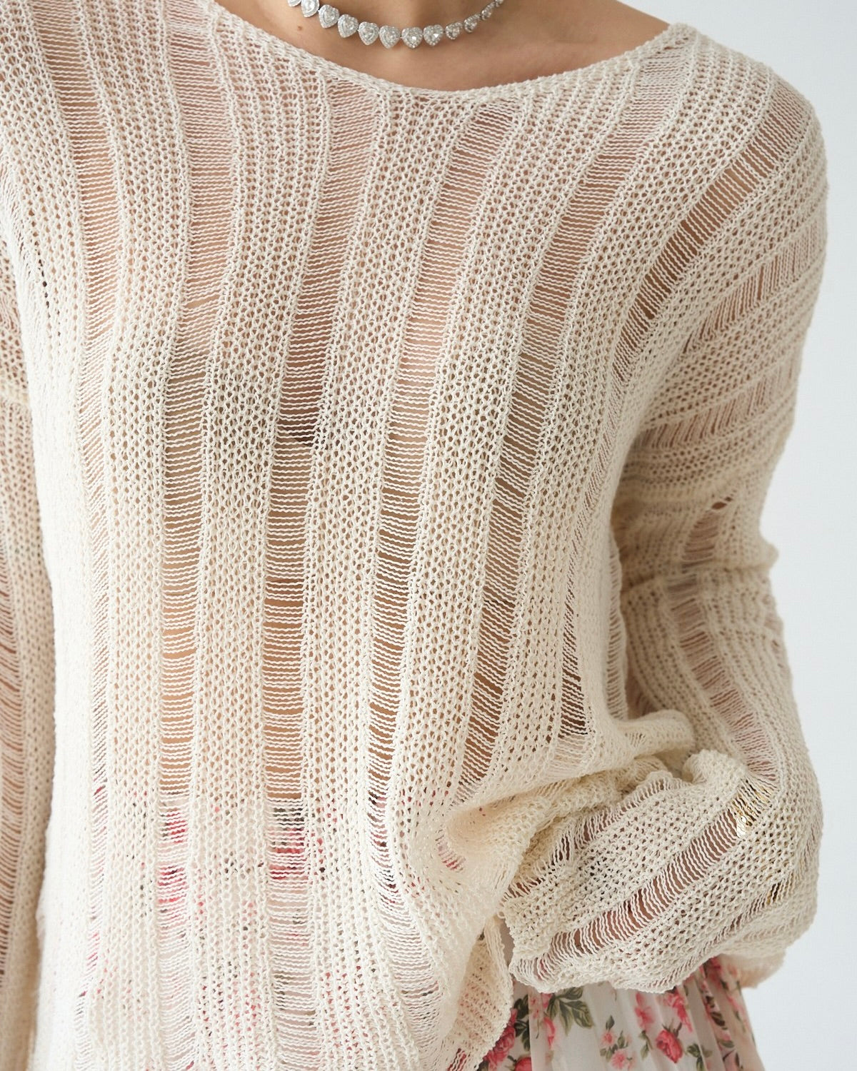 Beige Knit Sweater