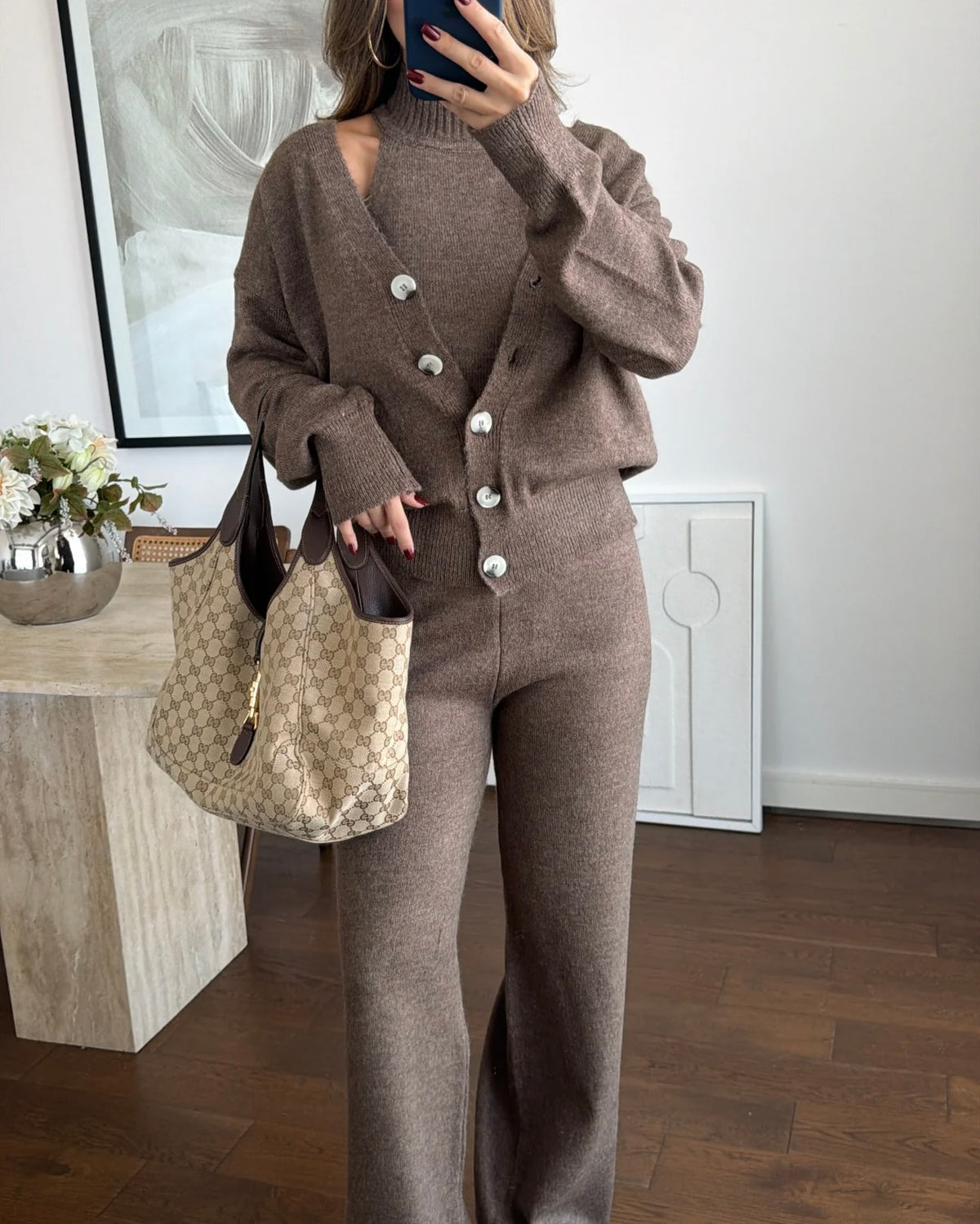 Brown 3 Piece Set