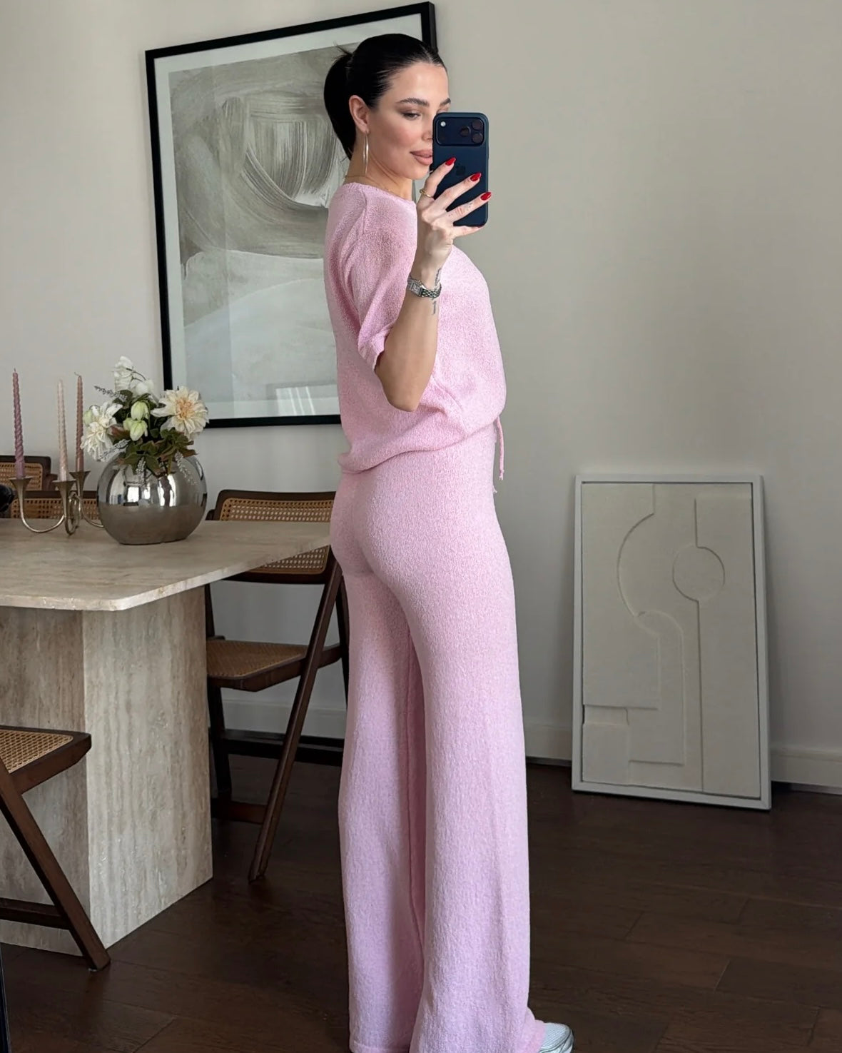 Pink Knit Set