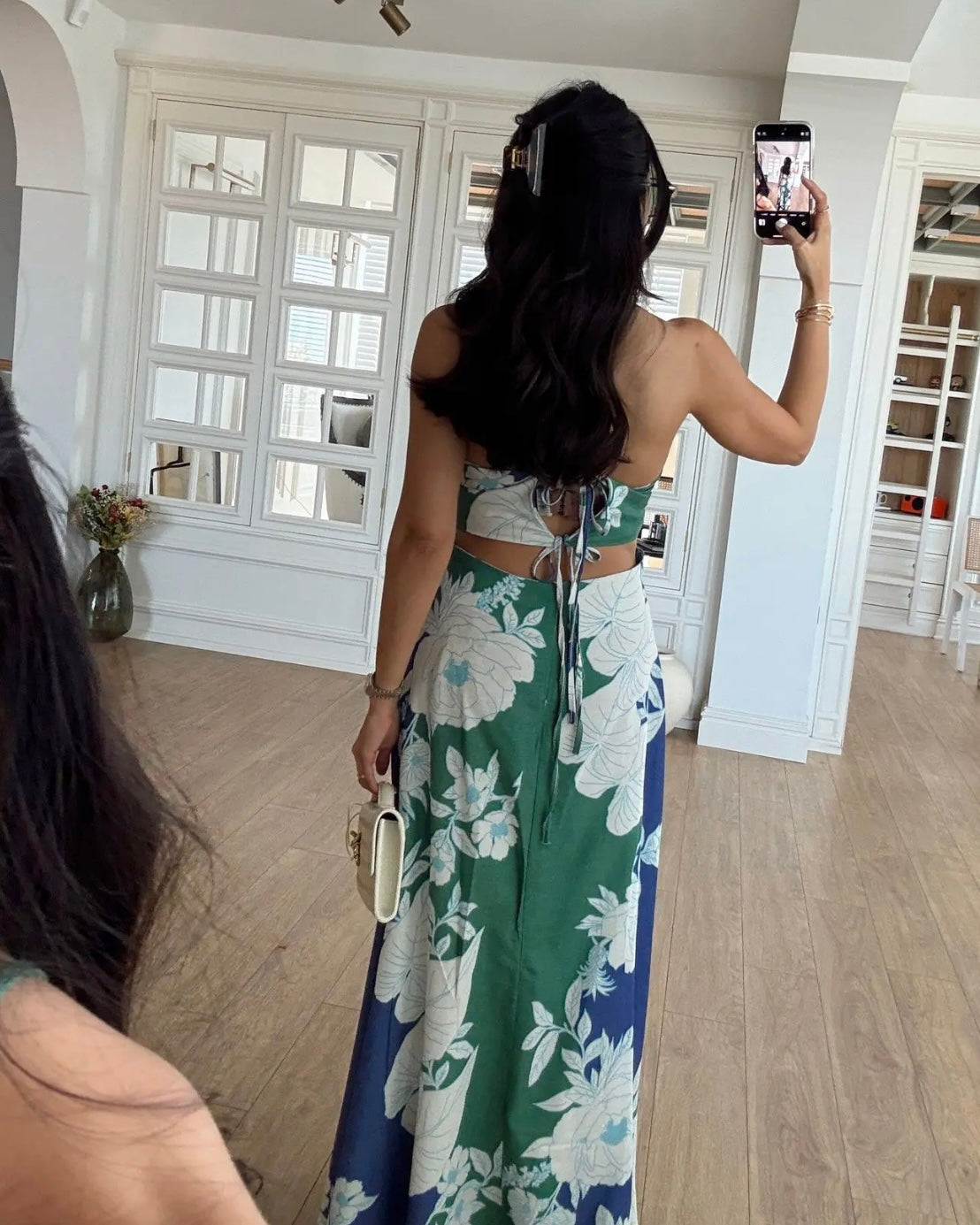 Green & Blue Summery Dress