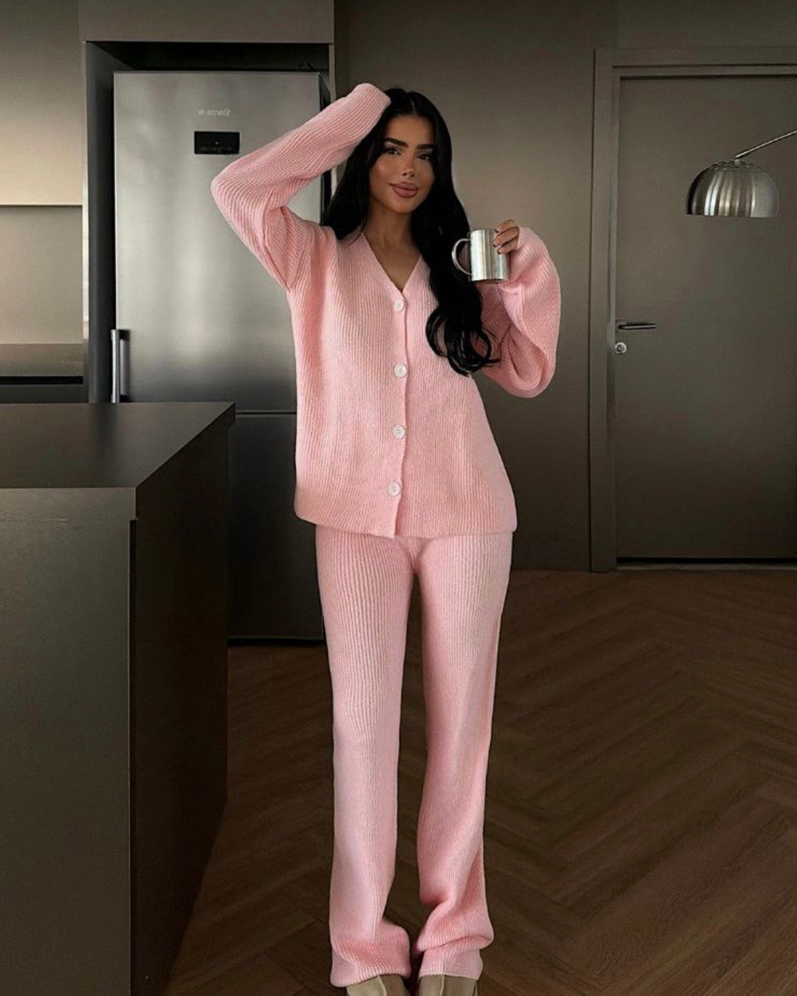 Pink Knit Set