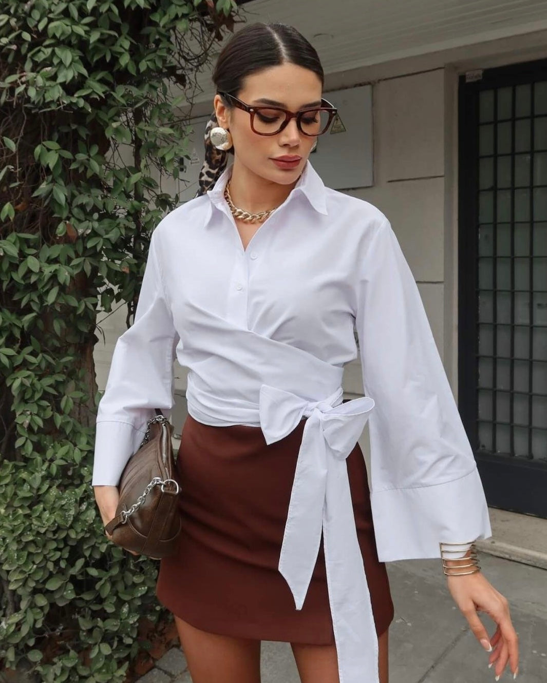 White Tied Shirt
