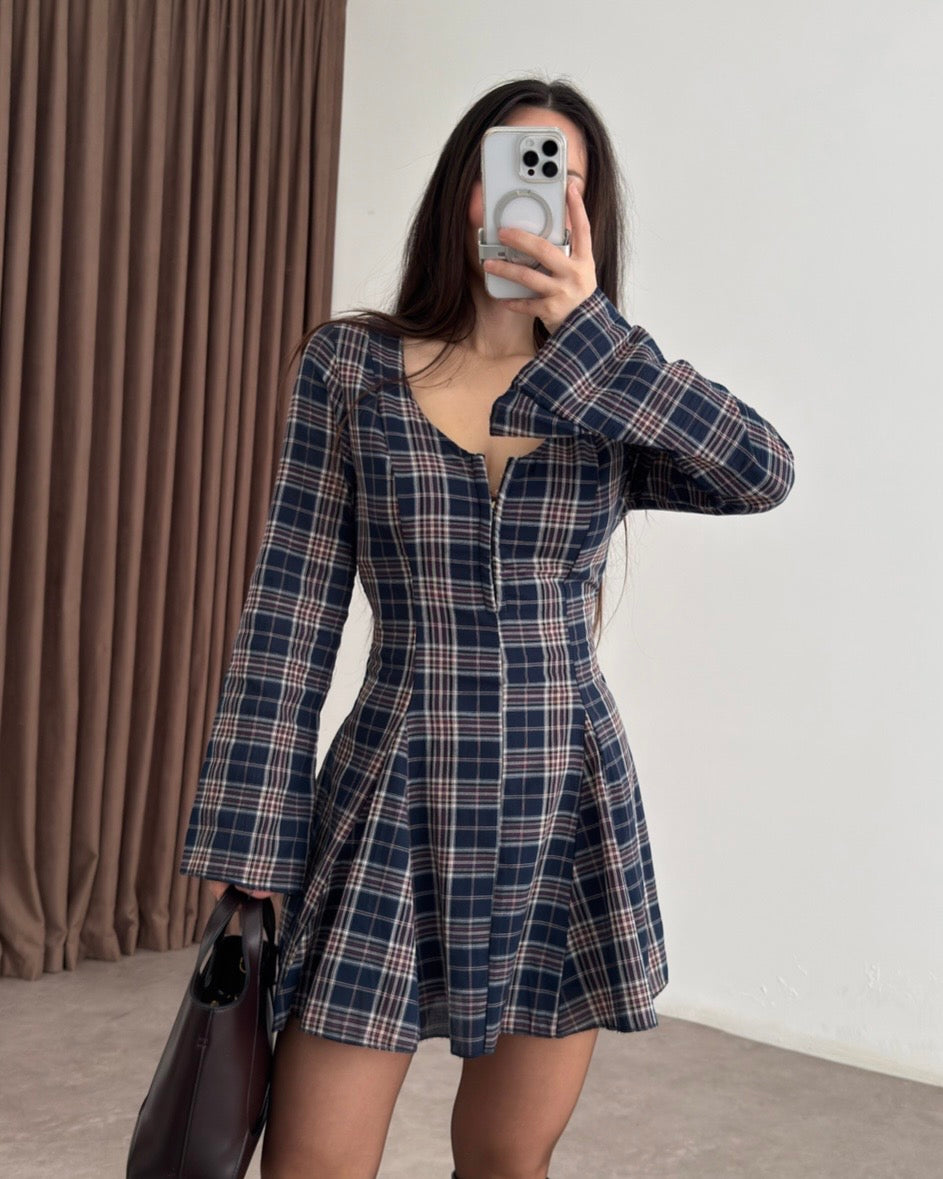 Checkered Mini Dress