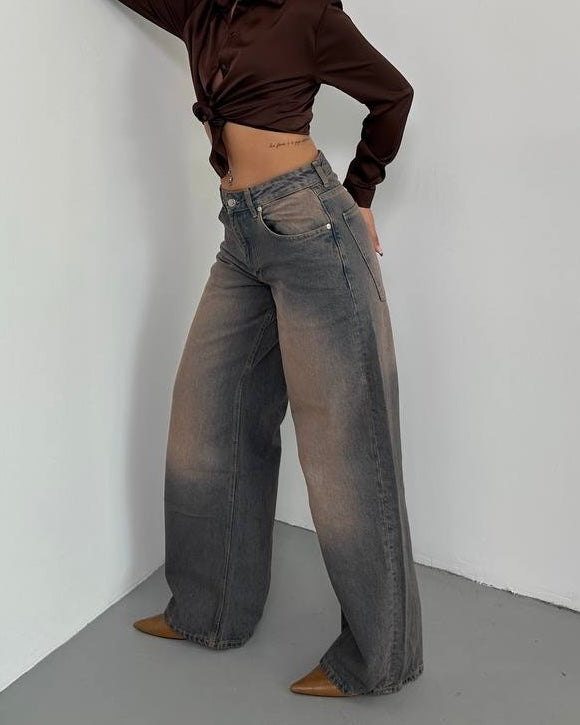 Tinted Baggy Jeans
