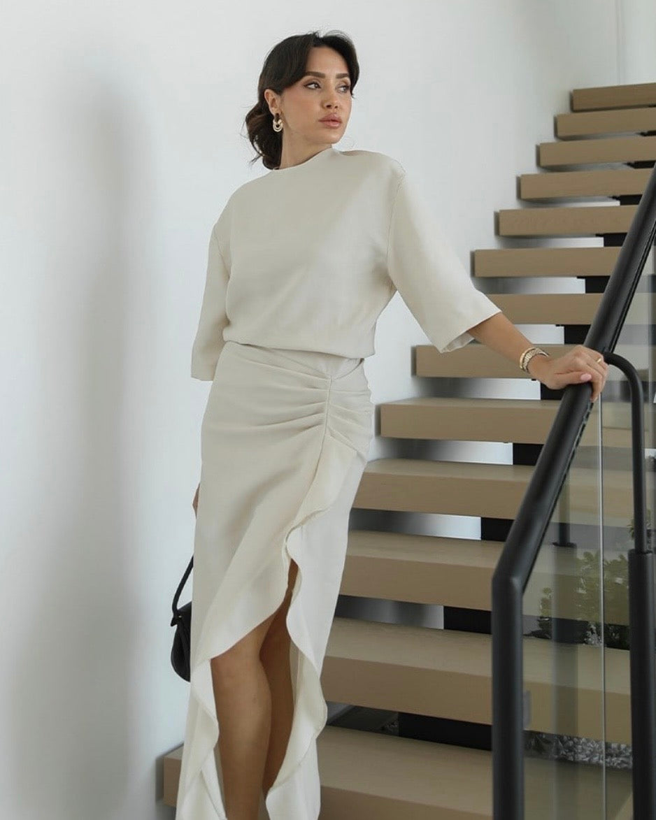 Off White Dress