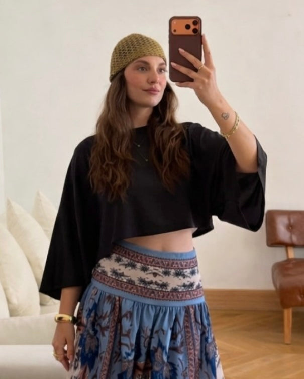 Black Crop Top