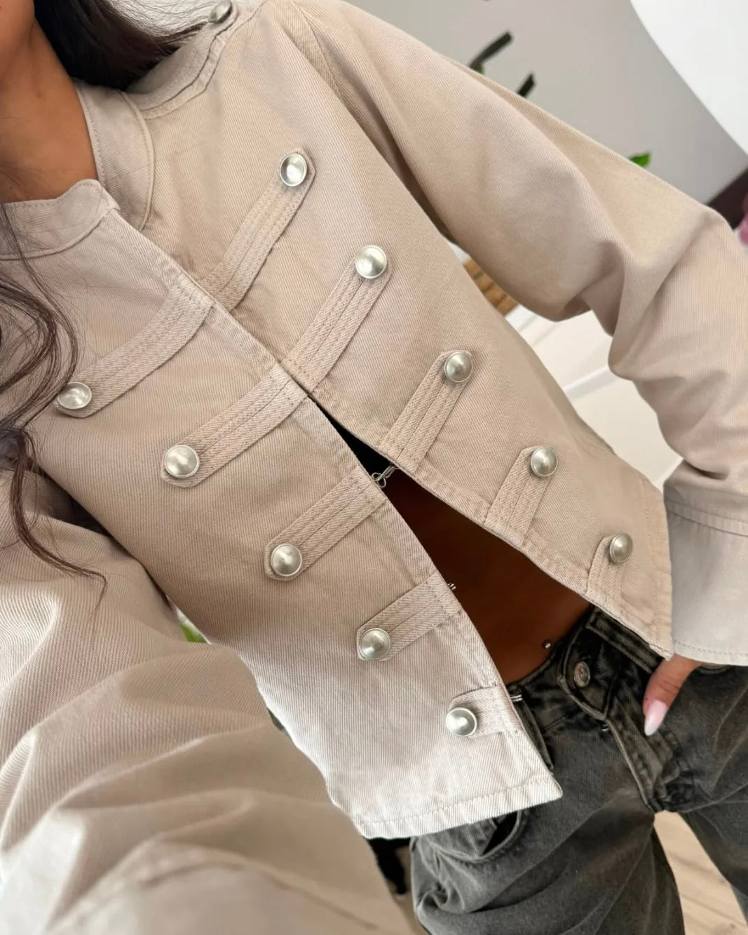 Beige Napoleon Jacket