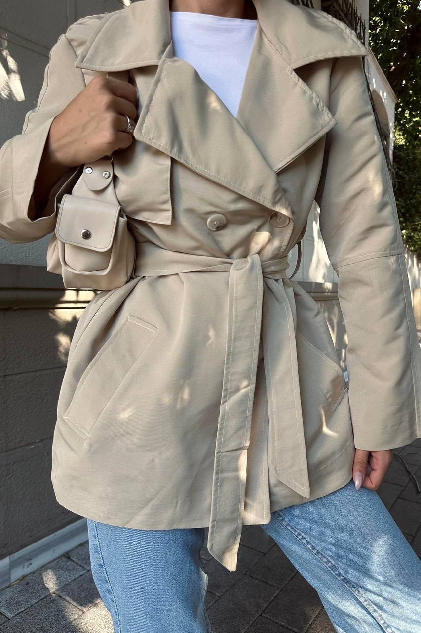 Beige Trench Coat