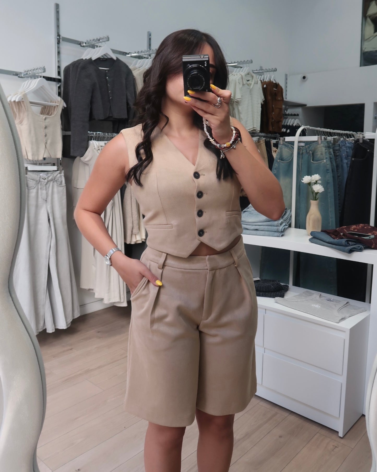 Beige 2 Piece Set