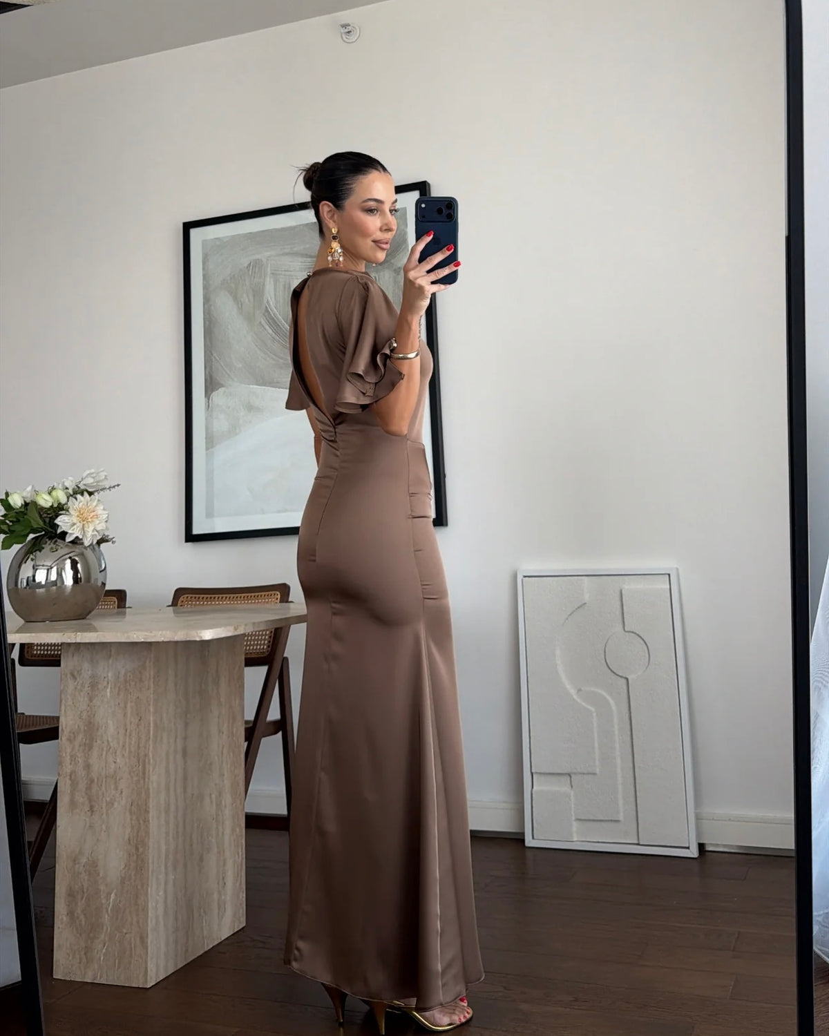 Satin Dress