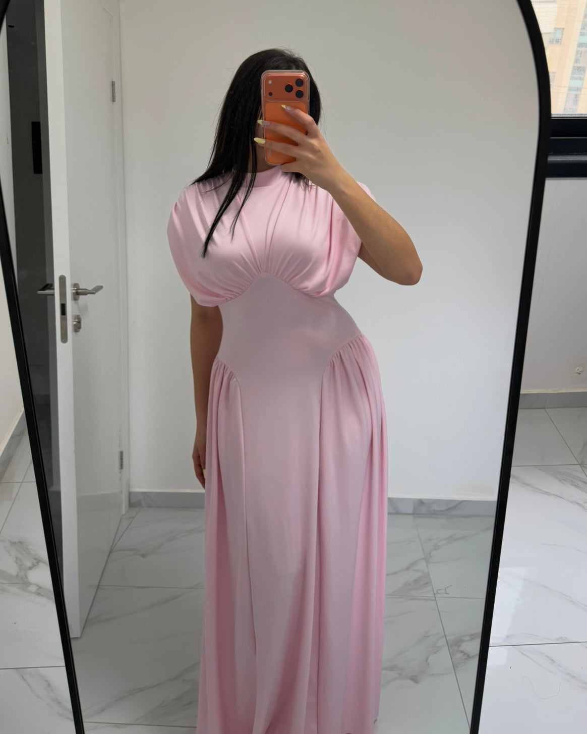 Pink Waisted Dress