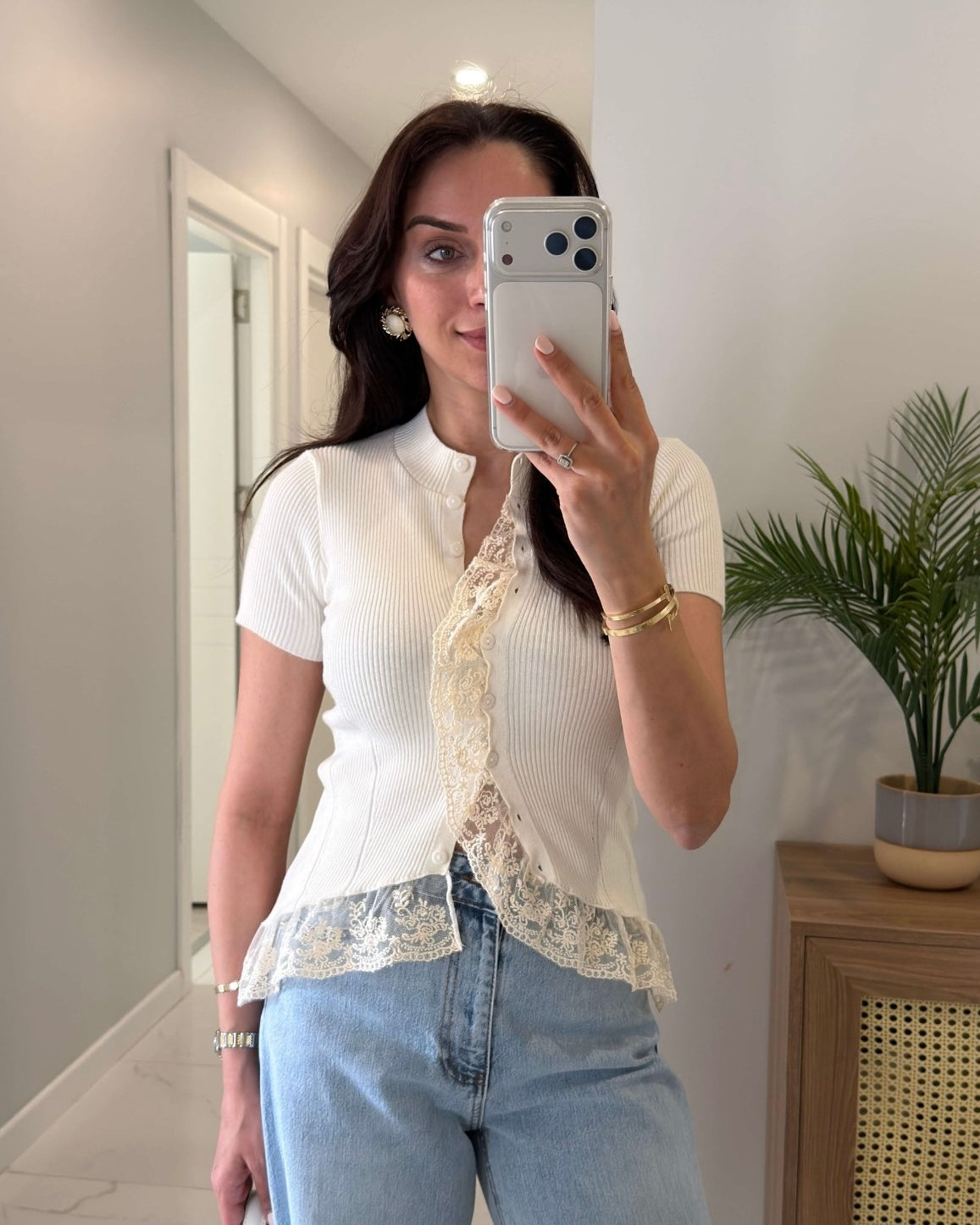 White Lace Top