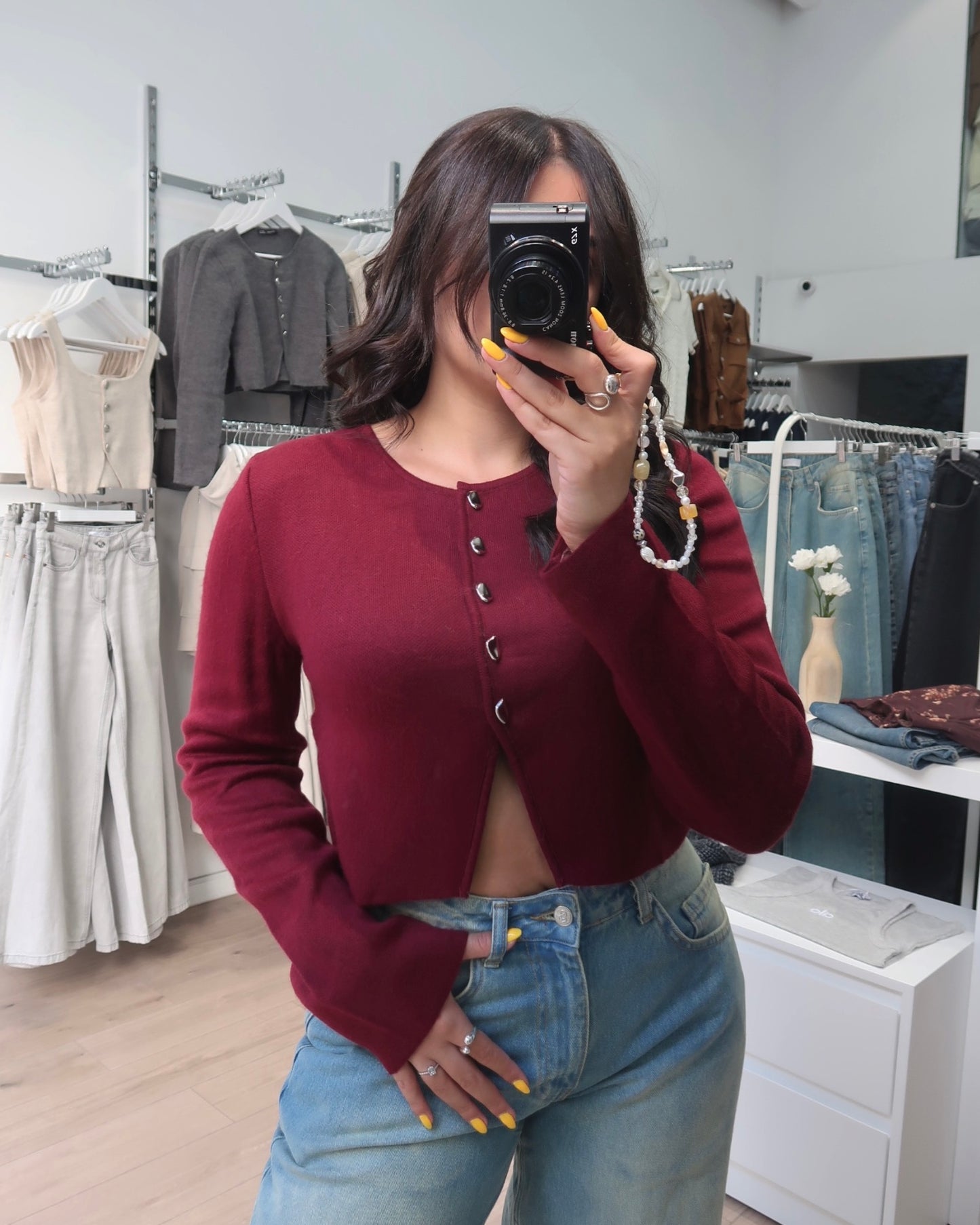Burgundy Sweater
