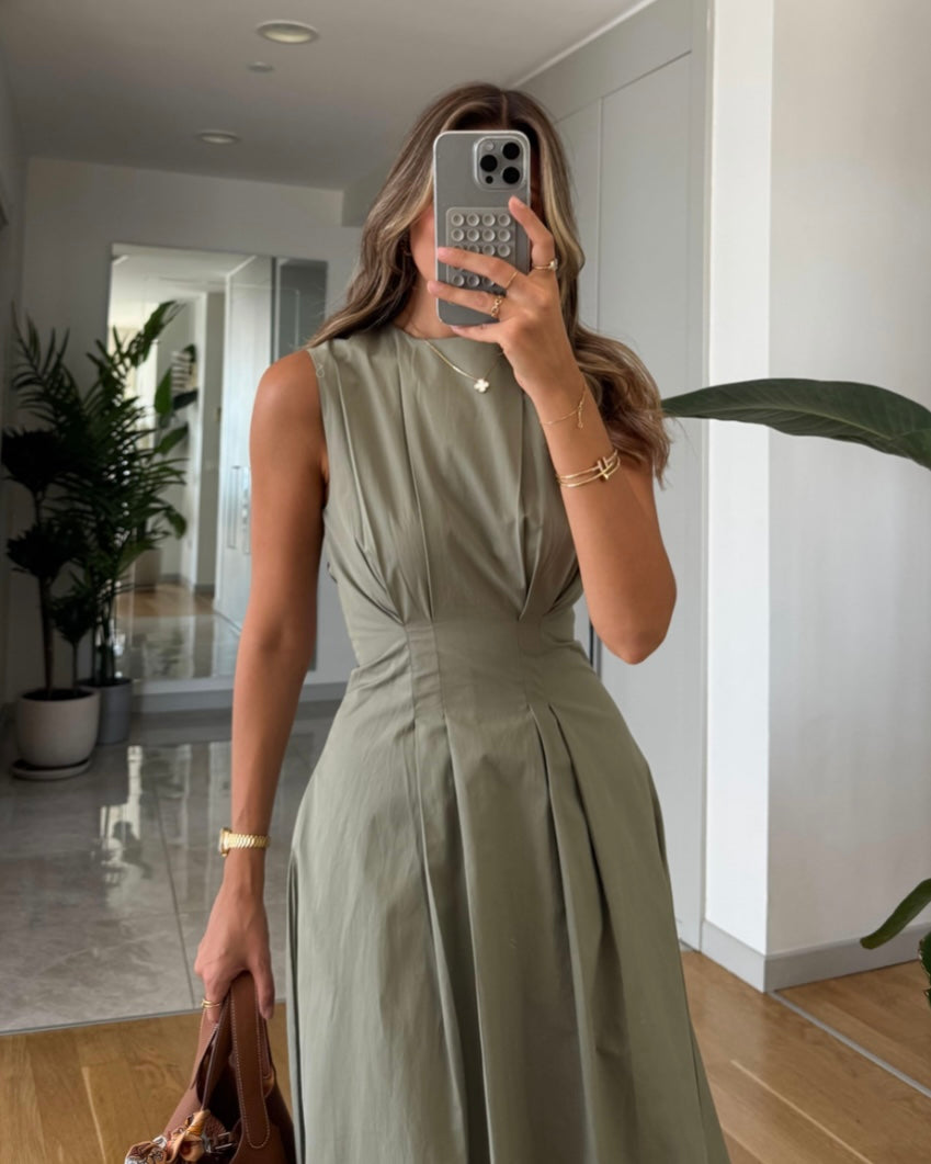 Army Green Dress