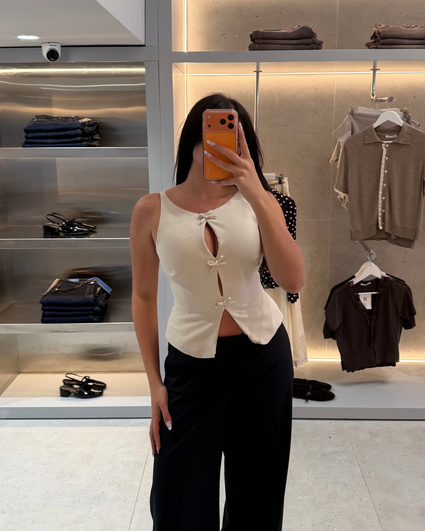 Beige Top